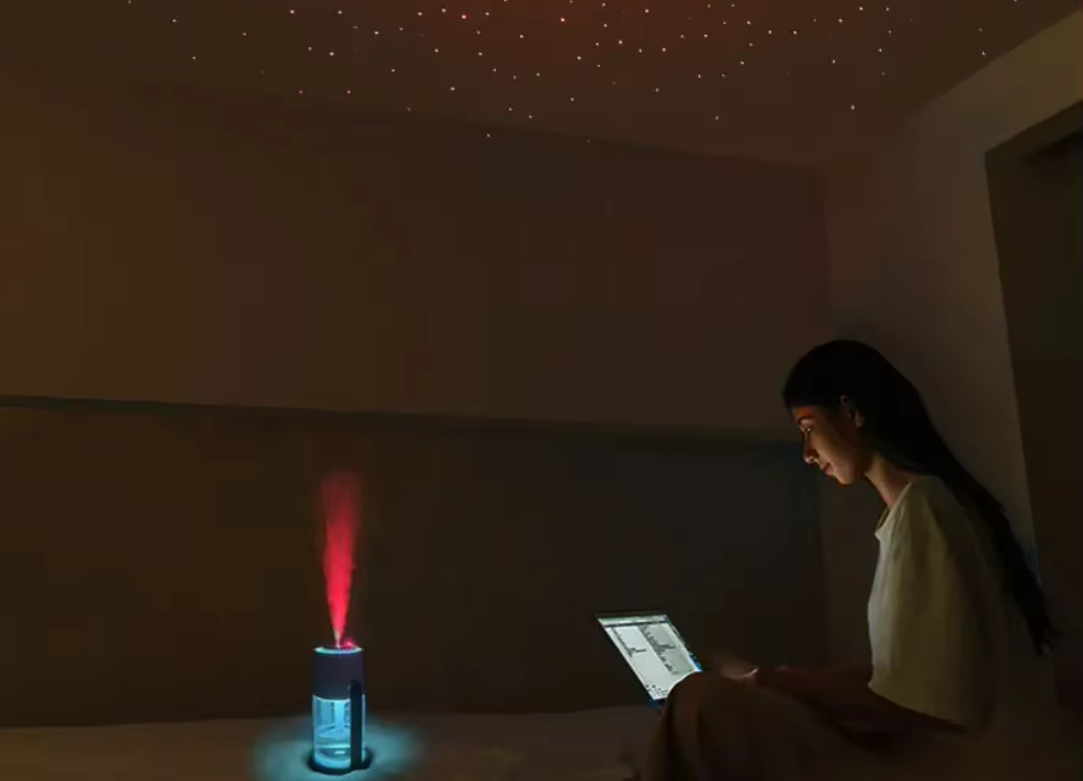 MINI HUMIDIFICADOR CON  LUCES DE CIELO